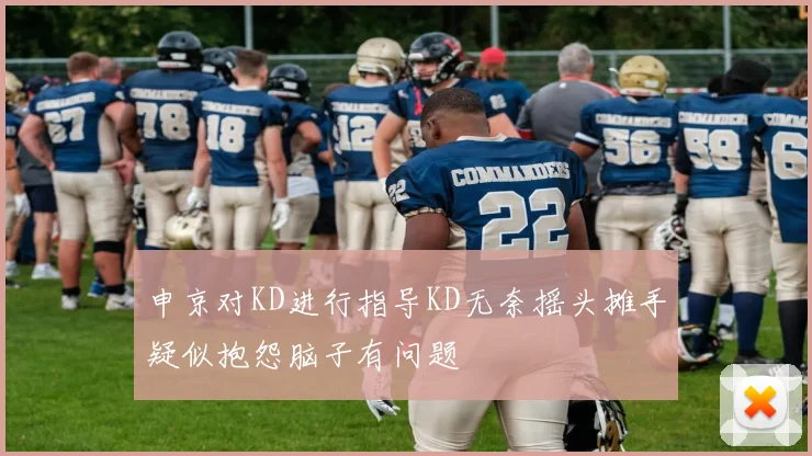 申京对KD进行指导KD无奈摇头摊手疑似抱怨脑子有问题
